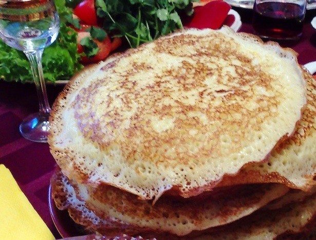 Cooking Pancakes on 14 March